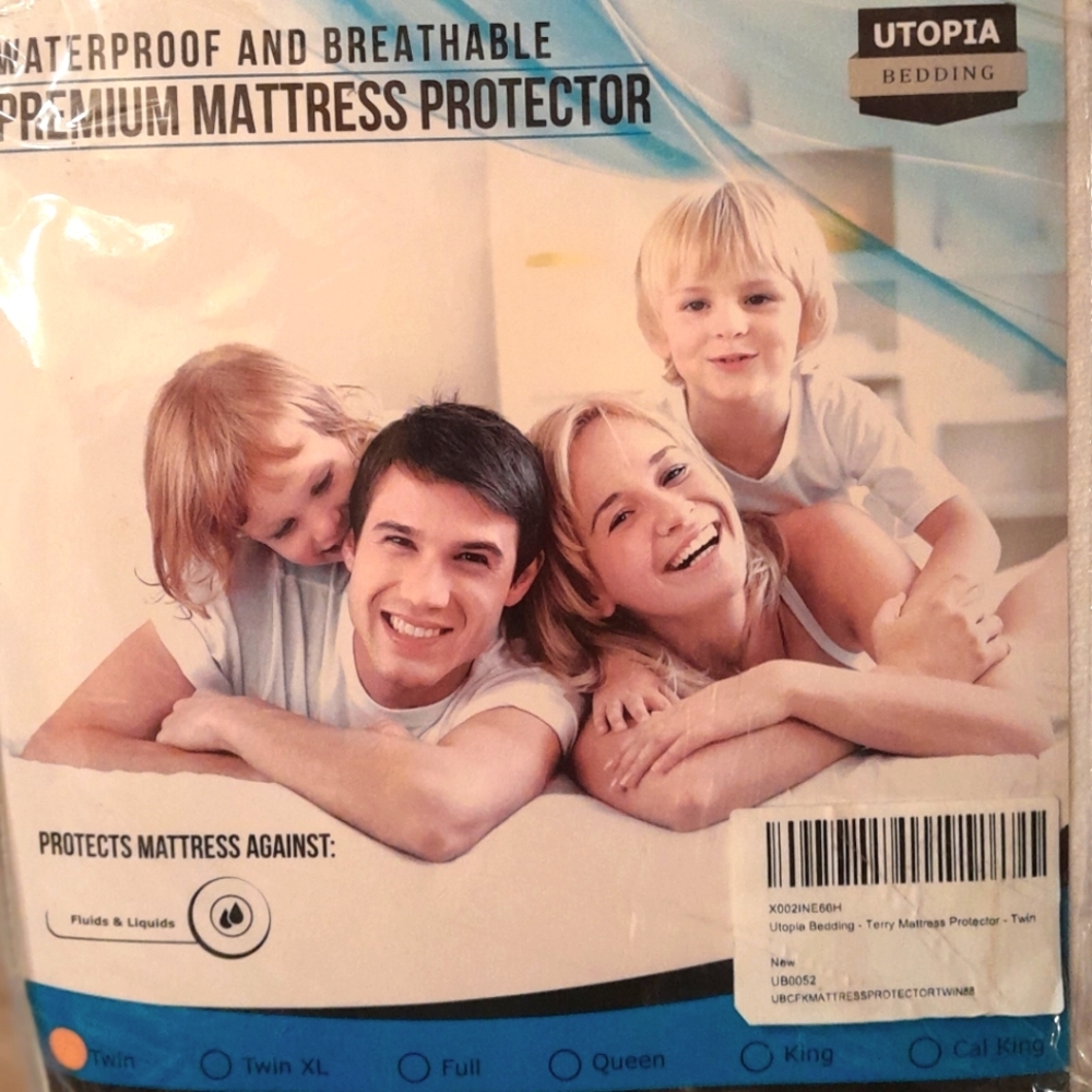 Two Utopia Bedding Mattress Protector